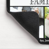 Maustaste mit benutzerdefiniertem Familienfoto Mousepad (Ecke)
