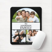 Maustaste mit benutzerdefiniertem Familienfoto Mousepad (Mit Mouse)