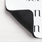 Maustaste mit eigenen Grenzen Mousepad (Ecke)