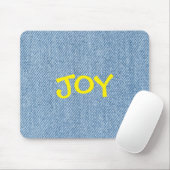 Maustaste mit individuellem Namen Jeans Design Mousepad (Mit Mouse)