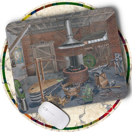 MAUSTASTENUNTERLAGE - Schmiede - Viktorianisch - P Mousepad