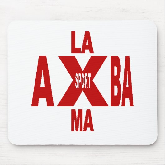 Mausteppich DESIGN ALABAMA SPORT Mousepad (Vorne)