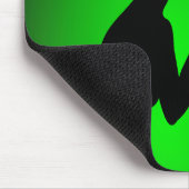 Mausteppich Grüne Schmetterlinge Mousepad (Ecke)