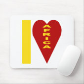 Mausteppich I LOVE AFRICA Mousepad (Mit Mouse)