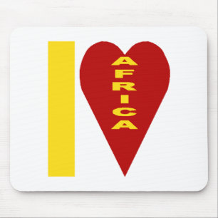 Mausteppich I LOVE AFRICA Mousepad