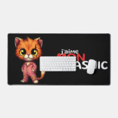 Mausteppich Wird Zombie Minou Schreibtischunterlage (Tastatur & Maus)