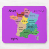 Mausteppiche "Französische Regionen" Mousepad (Vorne)