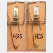 MAUSTRAPPEN FLEECEDECKE (Vorderseite)