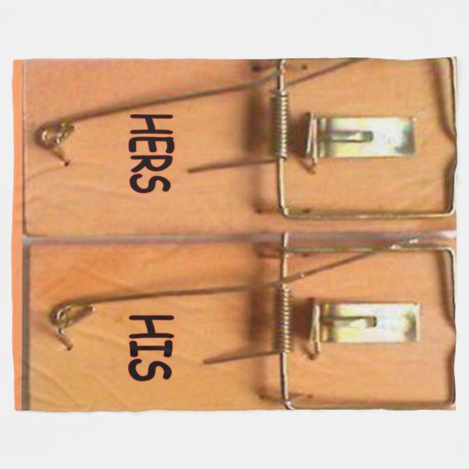 MAUSTRAPPEN FLEECEDECKE (Vorderseite (Horizontal))