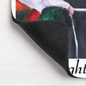 Mausunterlage acht Schönheiten Erinnerungs Mousepad (Ecke)