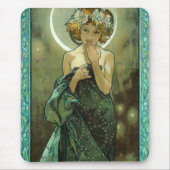 Mausunterlage Alphonse Mucha Clair De Lune Mousepad (Vorne)