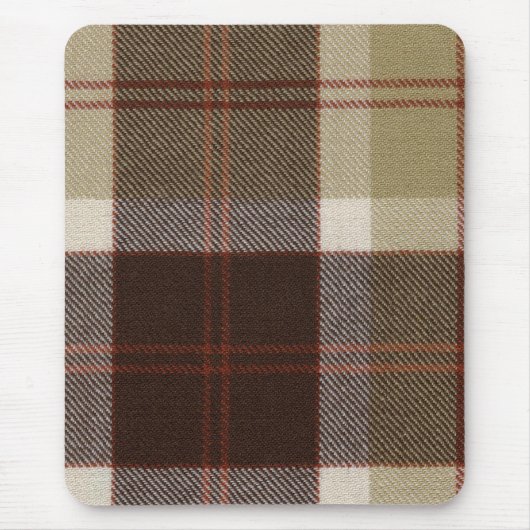 Mausunterlage Bannockbane Tartan-Druck Mousepad (Vorne)