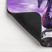 Mausunterlage * Blau Winged Drachen * Mousepad (Ecke)