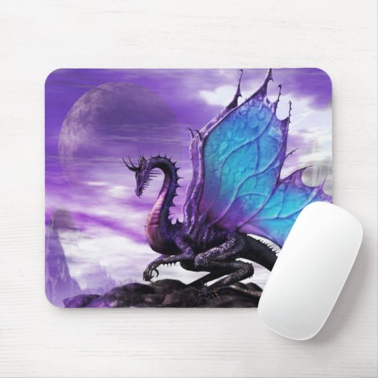 Mausunterlage * Blau Winged Drachen * Mousepad (Mit Mouse)
