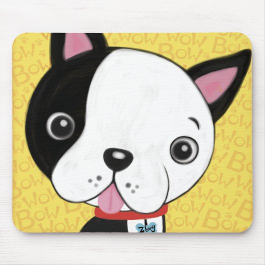 Mausunterlage Bostons Terrier Mousepad (Vorne)