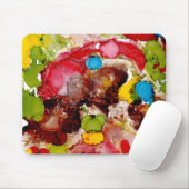 Mausunterlage-Brown-Herz Mousepad (Mit Mouse)