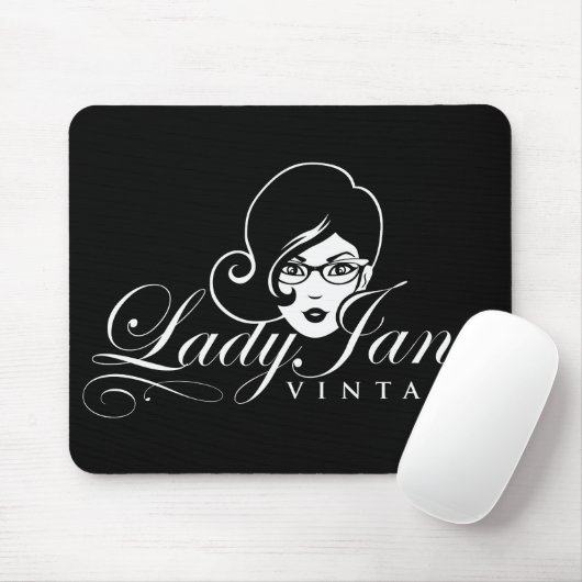 Mausunterlage Damen-Jane Vintage Mousepad (Mit Mouse)