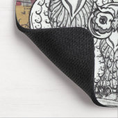 Mausunterlage der Eulen-22 Mousepad (Ecke)