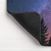 Mausunterlage der Nachtbaum-und -stern-Grafik-| Mousepad (Ecke)