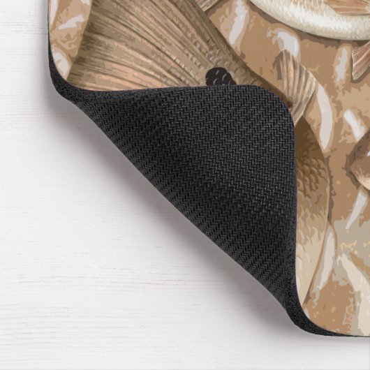 Mausunterlage der Rotbarsch-(rote Trommel) Mousepad (Ecke)