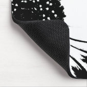 Mausunterlage der Sonnenblume-B&W Mousepad (Ecke)