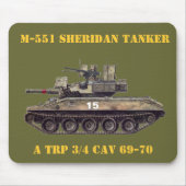 Mausunterlage der Tanker-M-551 Mousepad (Vorne)
