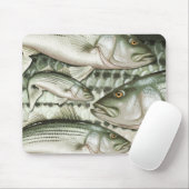 Mausunterlage des gestreiften Bass-(Striper) Mousepad (Mit Mouse)