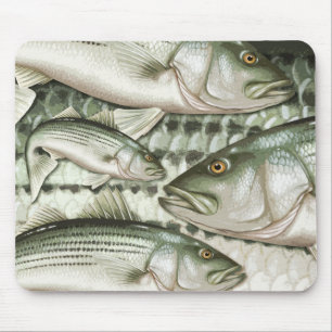 Mausunterlage des gestreiften Bass-(Striper) Mousepad