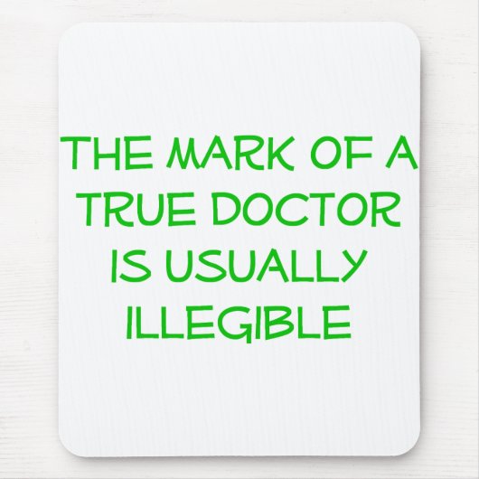 Mausunterlage Doktor- Mousepad (Vorne)