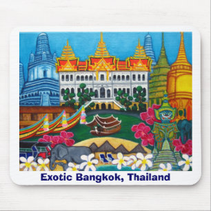 Mausunterlage exotischen Bangkoks, Thailand Mousepad