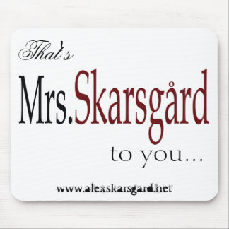 Mausunterlage "Frau Skarsgard" Mousepad