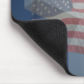 Mausunterlage, Gott segnen Amerika! Mousepad (Ecke)
