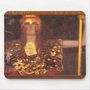 Mausunterlage Gustav Klimt Minerva Pallas Athene Mousepad