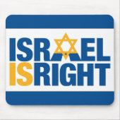 Mausunterlage Israels Isright Mousepad (Vorne)