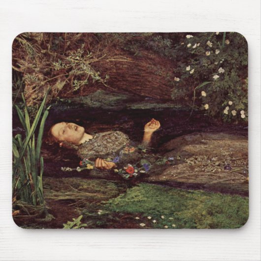 Mausunterlage John Everett Millaiss Ophelia Mousepad (Vorne)