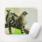 Mausunterlage - Lemur-Ring angebunden Mousepad (Mit Mouse)