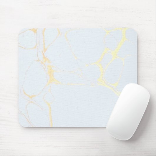 Mausunterlage - Marmorgoldblau Mousepad (Mit Mouse)