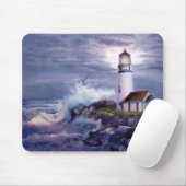 Mausunterlage-Meerblick mit Kap-Blanco-Leuchtturm Mousepad (Mit Mouse)