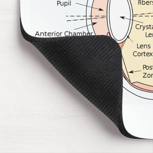 Mausunterlage-menschliches Augen-Ball-anatomisches Mousepad (Ecke)