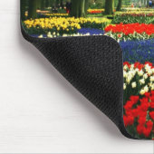 Mausunterlage mit Blumen-Garten in Holland Mousepad (Ecke)