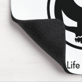 Mausunterlage mit cm-Logo u. -slogan Mousepad (Ecke)