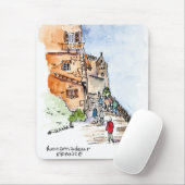 Mausunterlage mit einem Reise-Aroma Mousepad (Mit Mouse)