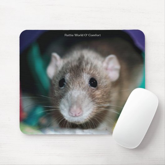 Mausunterlage mit einer Dumbo extravaganten Ratte Mousepad (Mit Mouse)