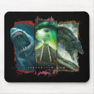 Mausunterlage mit Gebiet, dem LOCH und Haifisch Mousepad