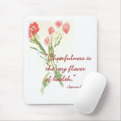 Mausunterlage mit japanischem Sprichwort Mousepad (Mit Mouse)