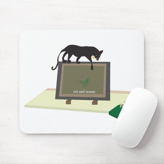Mausunterlage mit Katze Mousepad (Mit Mouse)