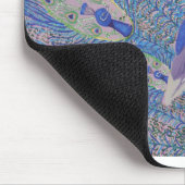 Mausunterlage mit Pfau Mousepad (Ecke)