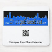 Mausunterlage mit QR Code für Kalender Mousepad (Vorne)