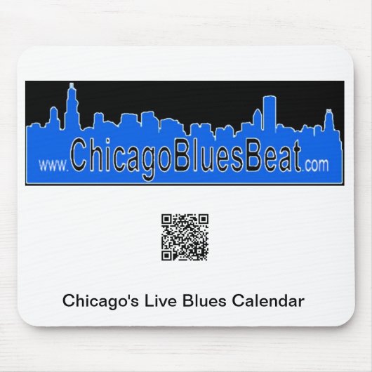 Mausunterlage mit QR Code für Kalender Mousepad (Vorne)