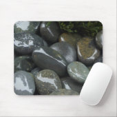 Mausunterlage, nasse Steine Mousepad (Mit Mouse)